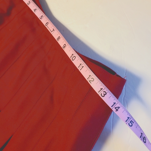 Vintage Pleated Wool Skirt - Picture 6 of 6